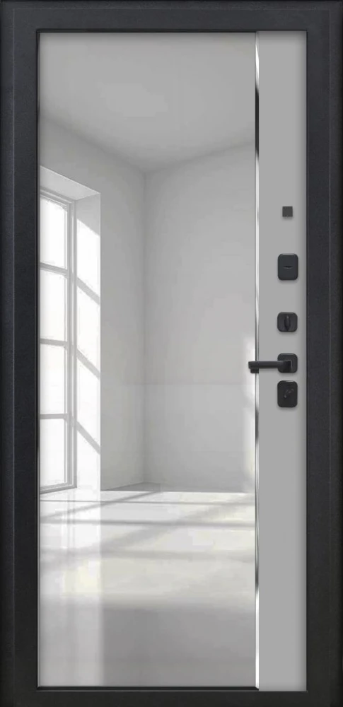 Входная дверь ДвериПРО Термо серебро ФЛЗ-618 Шарли светлый DPRO226245 внутренняя сторона