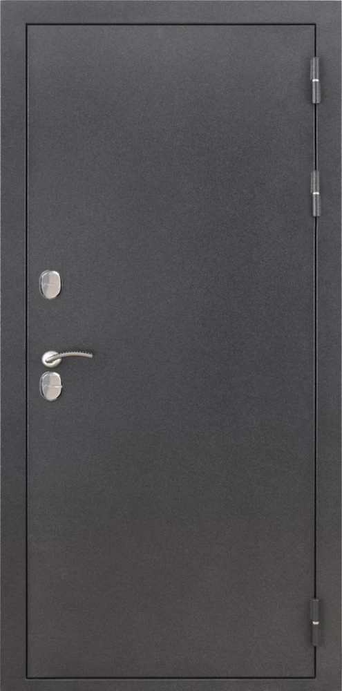 Входная дверь ДвериПРО Термо серебро Без фрезеровки Дуб арктик горизонт DPRO226443 внешняя сторона