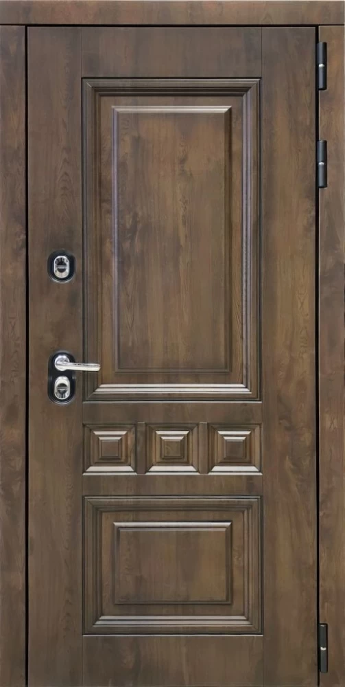 Входная дверь ДвериПРО Аура СБ-1 (лак.черное, 16мм, венге) DPRO196865 внешняя сторона