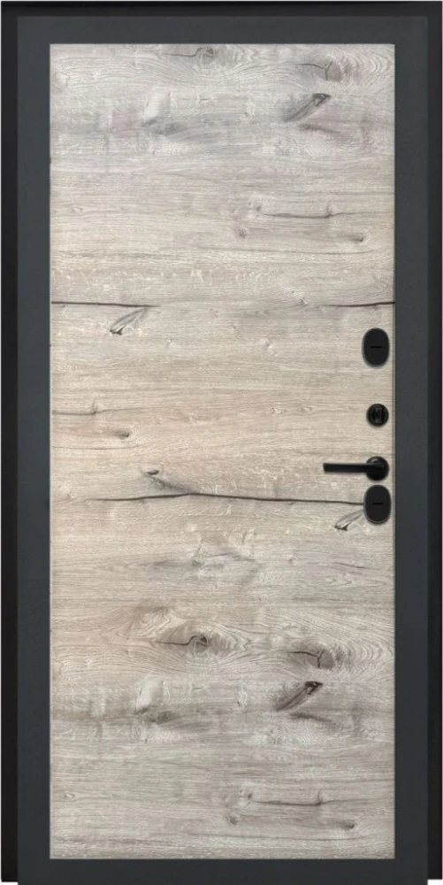 Входная дверь ДвериПРО L Термо Без фрезеровки Дуб пацифик горизонт DPRO201298 внутренняя сторона