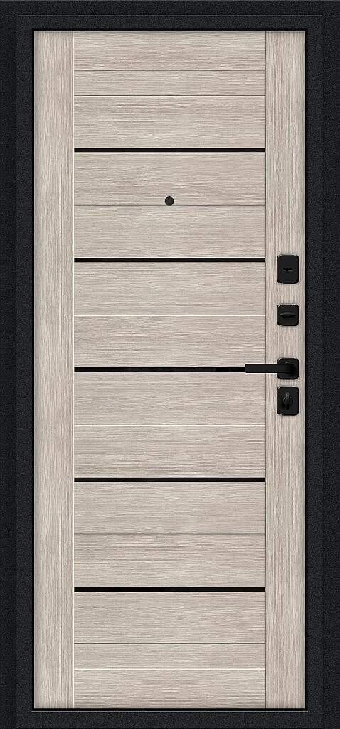 Фото Входная дверь Райт Pecan/Cappuccino Melinga BR5637 внутренняя сторона