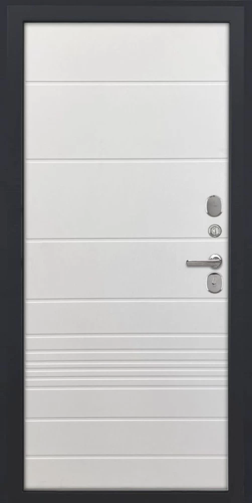 Входная дверь ДвериПРО Модель L-47 ФЛ-700 (10мм, ясень белый) DPRO195461 внутренняя сторона