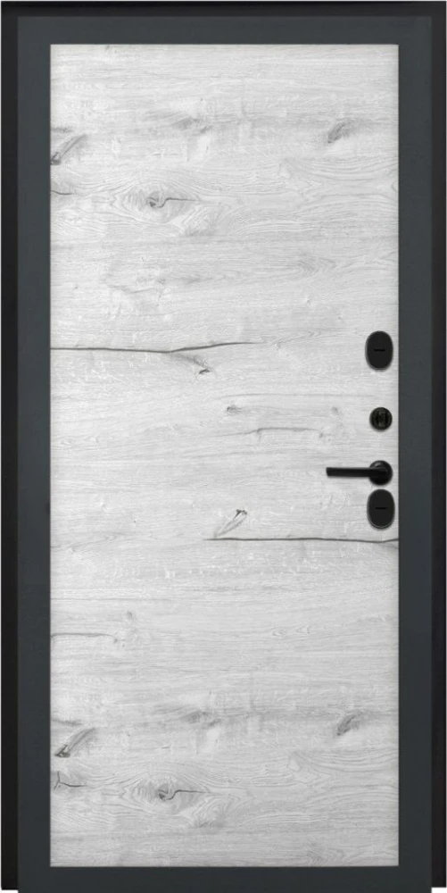 Входная дверь ДвериПРО Модель L-49 Без фрезеровки Дуб арктик горизонт DPRO200476 внутренняя сторона
