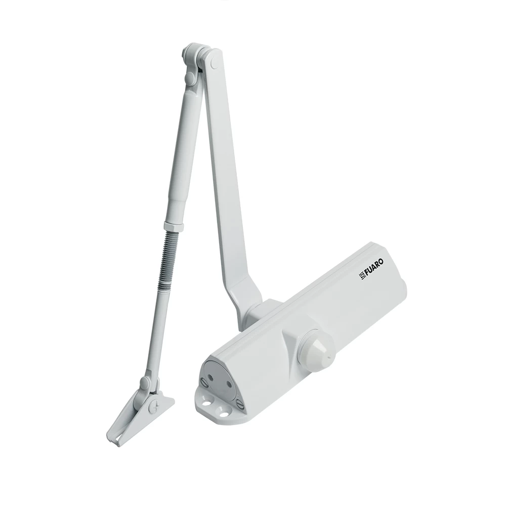 Фото Доводчик дверной DC20-4/TS-68 ФОП WH до 85 кг (белый)