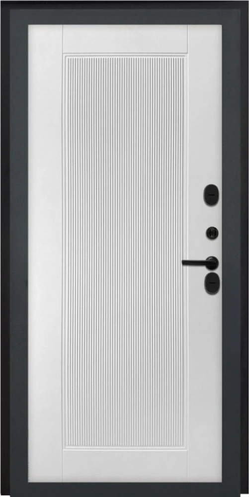 Входная дверь ДвериПРО Модель L-46 ПВХ 10мм Астрод Velutto Bianco DPRO200377 внутренняя сторона