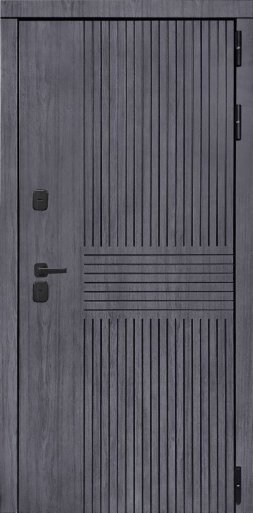 Входная дверь ДвериПРО Берген ФЛ-707 (10мм, белый софт) DPRO195517 внешняя сторона